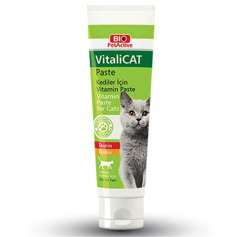 Bio Pet Active VitaliCat Pasta Taurin ve Biotinli Kedi Ödülü 100 ML