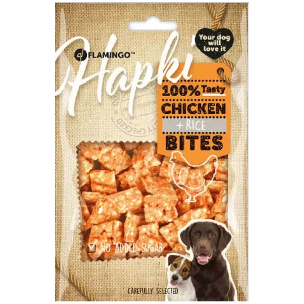 Flamingo Chicken Rice Bites Tavuk Etli Köpek Ödülü 85 Gr