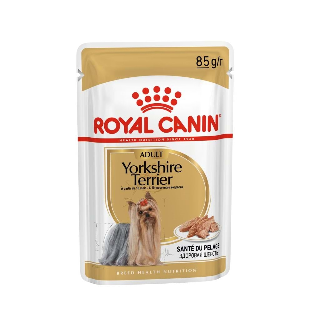 Royal Canin Pouch Yorkshire Terrier Irkı Özel Yaş Köpek Maması 85 Gr