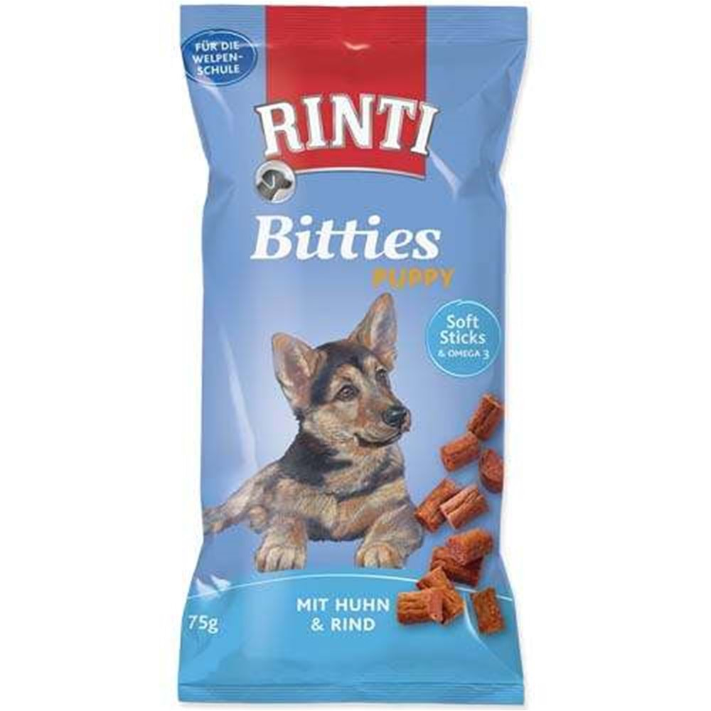 Rinti Extra Tavuk ve Sığır Etli Yavru Köpek Ödül Maması 75 Gr