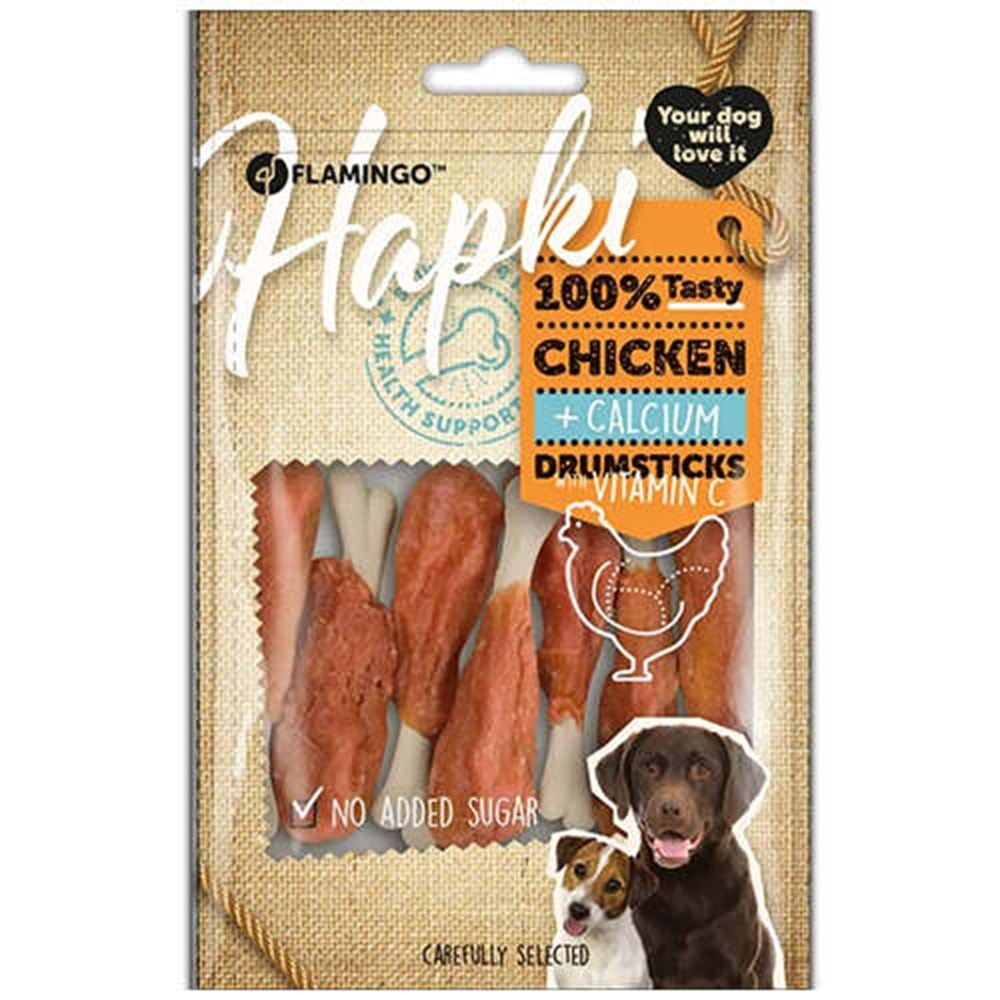 Flamingo Hapki Chicken Drumsticks Tavuk Etli Köpek Ödül Budu 85 Gr