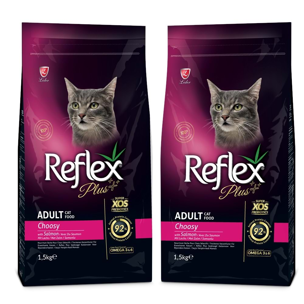 Reflex Plus Choosy Somonlu Seçici Kedi Maması 1,5 Kg