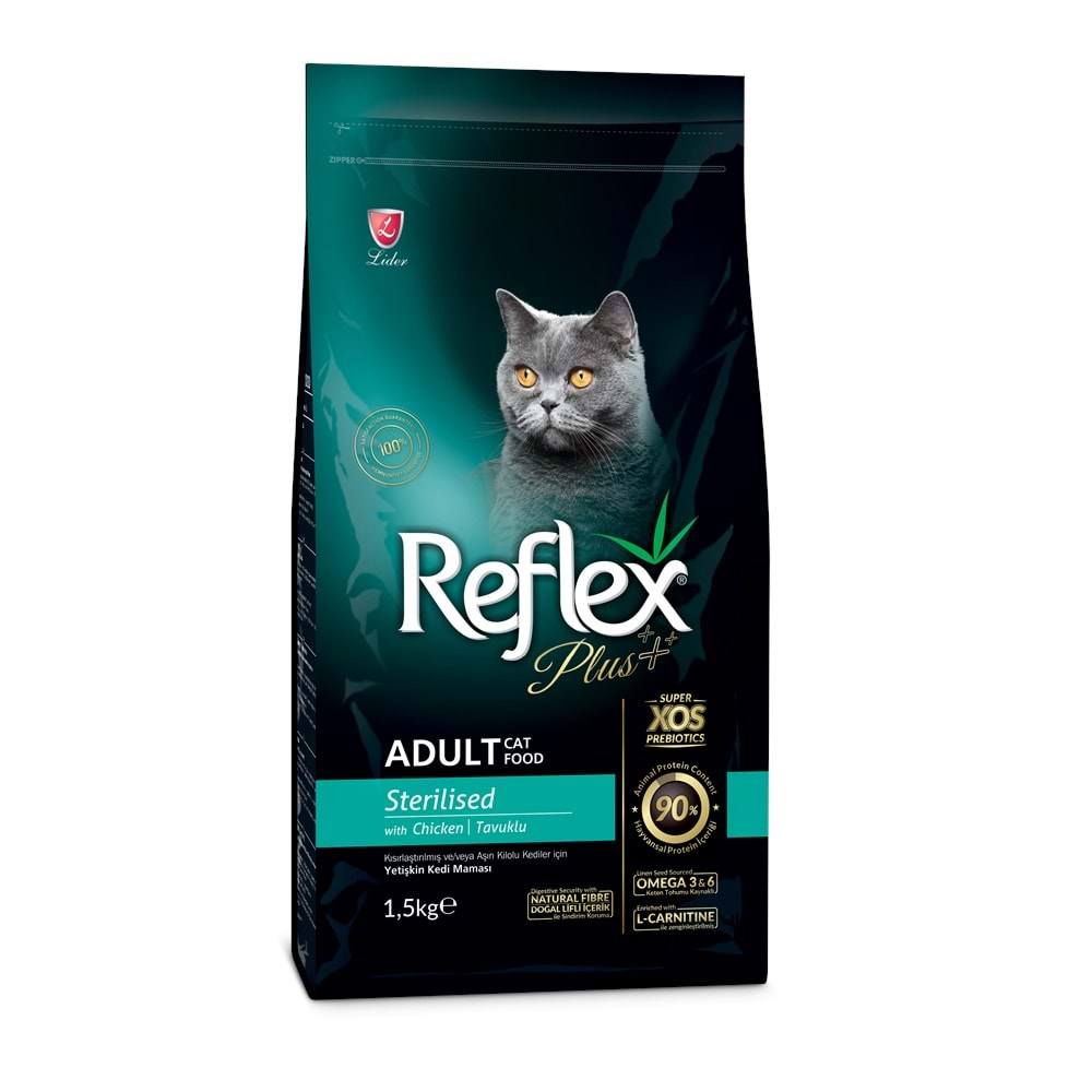 Reflex Plus Sterilised Tavuklu Kısırlaştırılmış Kedi Maması 1,5 Kg