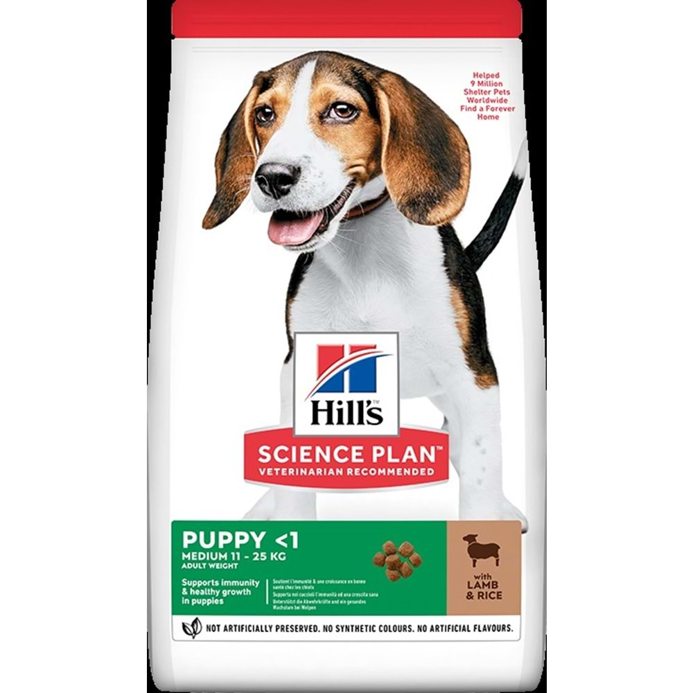 Hills Puppy Kuzu Etli Yavru Köpek Maması 12 + 2 Kg