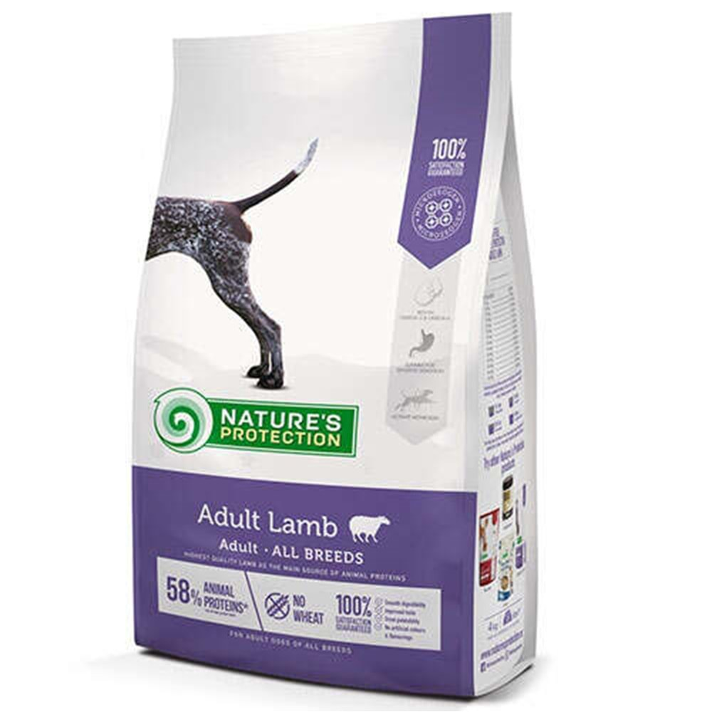 Natures Protection Kuzu Etli Köpek Maması 12 Kg