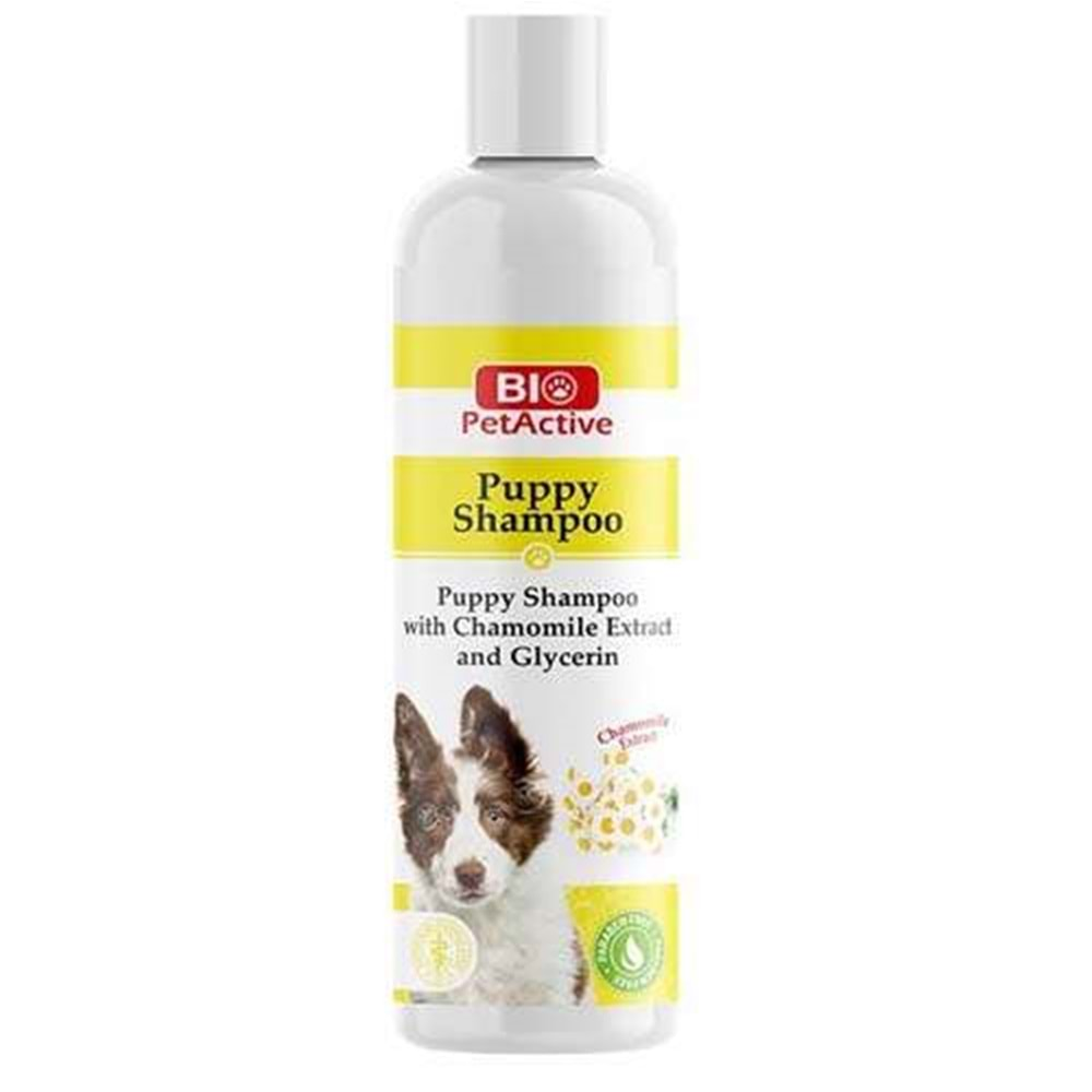 Bio Pet Active Puppy Papatya Ekstraklı Yavru Köpek Şampuanı 250 ML