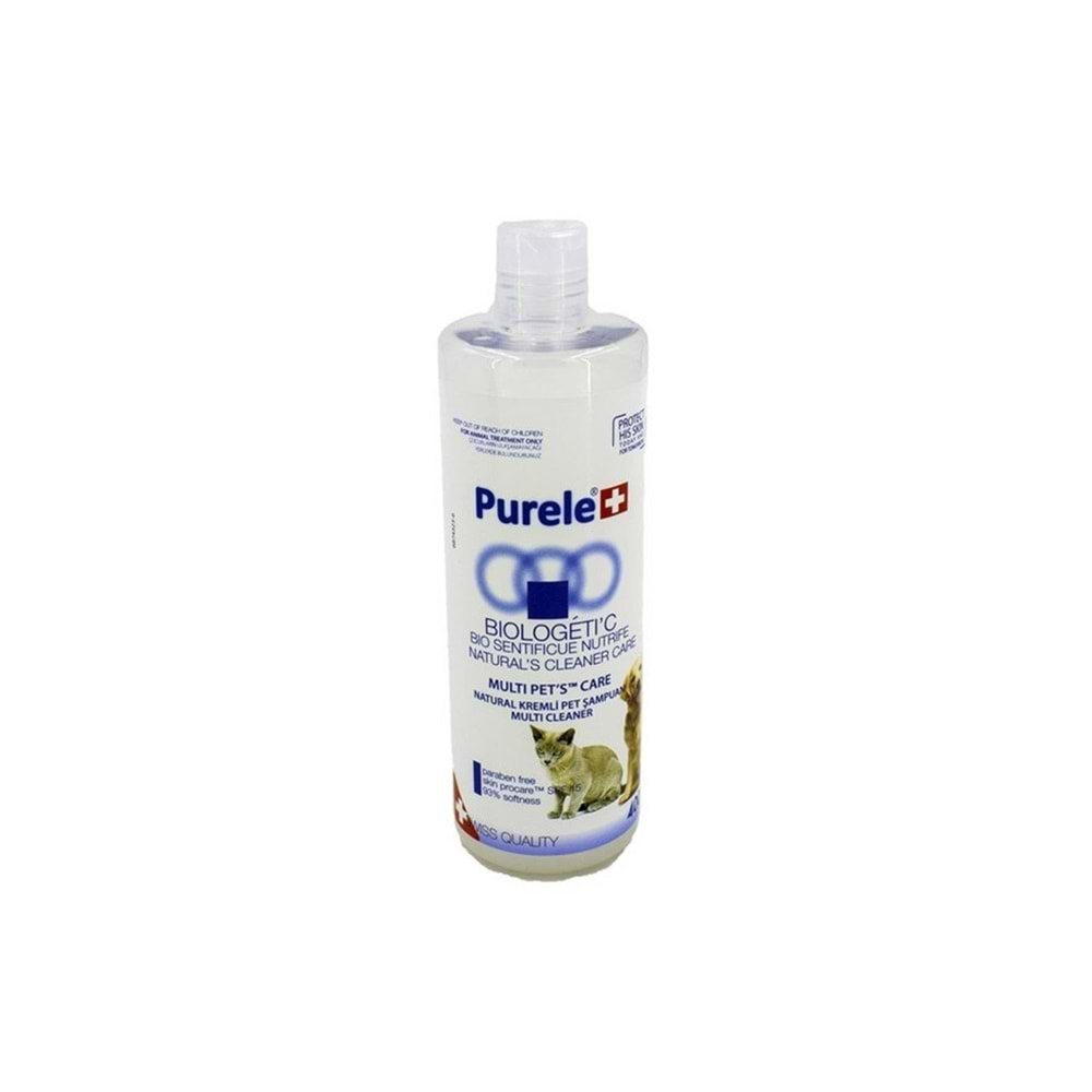 Purele Biologetic Kremli Kedi ve Köpek Şampuanı 400 ml