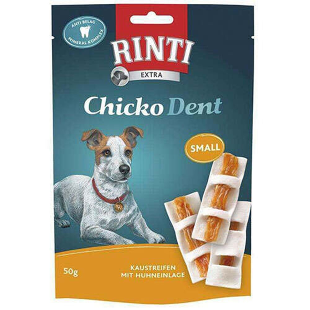 Rinti Chicko Tavuklu Dental Mini Köpek Ödül 50 Gr