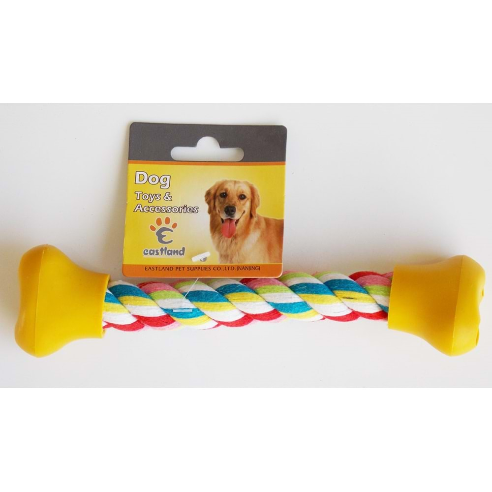 Eastland Kemik Şekline Stres İpi Köpek Oyuncağı 15cm