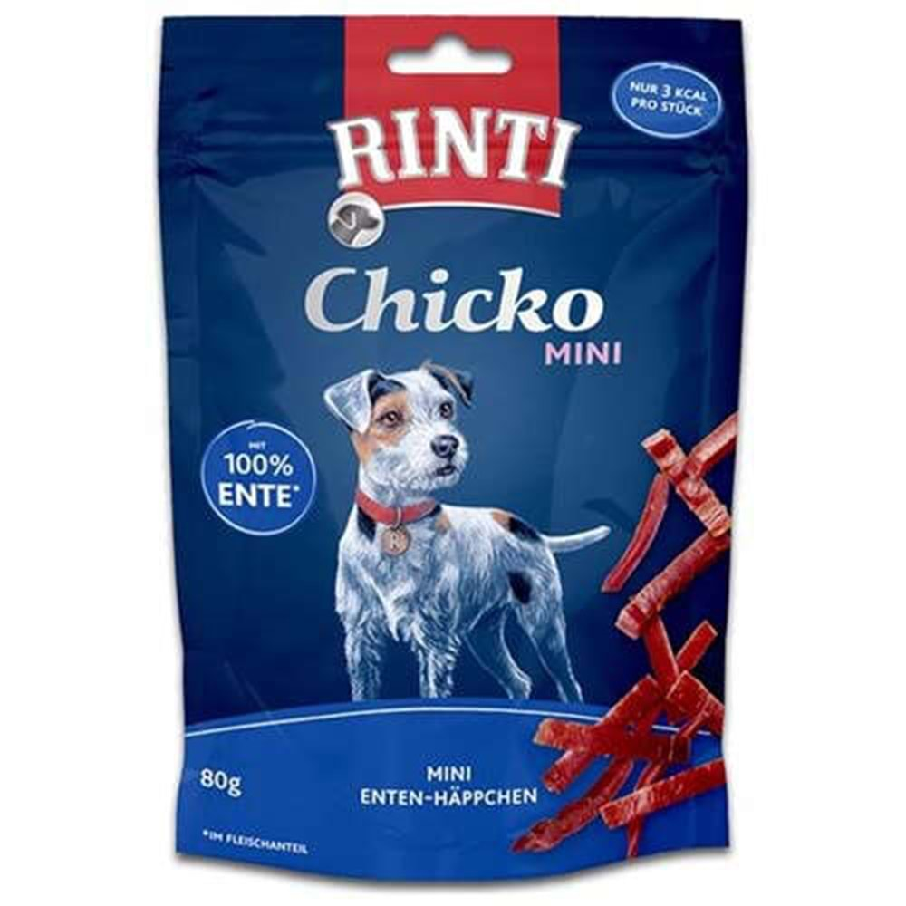 Rinti Chicko Mini Ördek Etli Yumuşak Köpek Ödül Maması 80 Gr