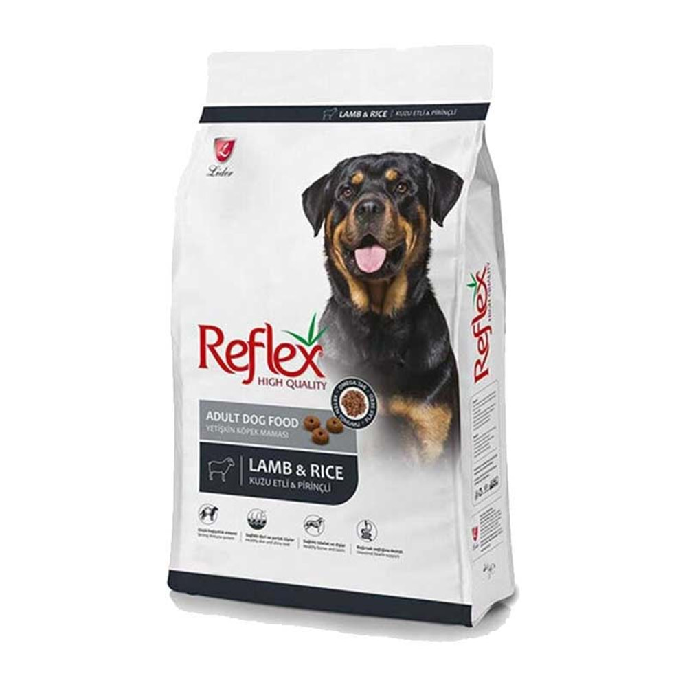 Reflex Kuzu Etli Yetişkin Köpek Maması 15 Kg