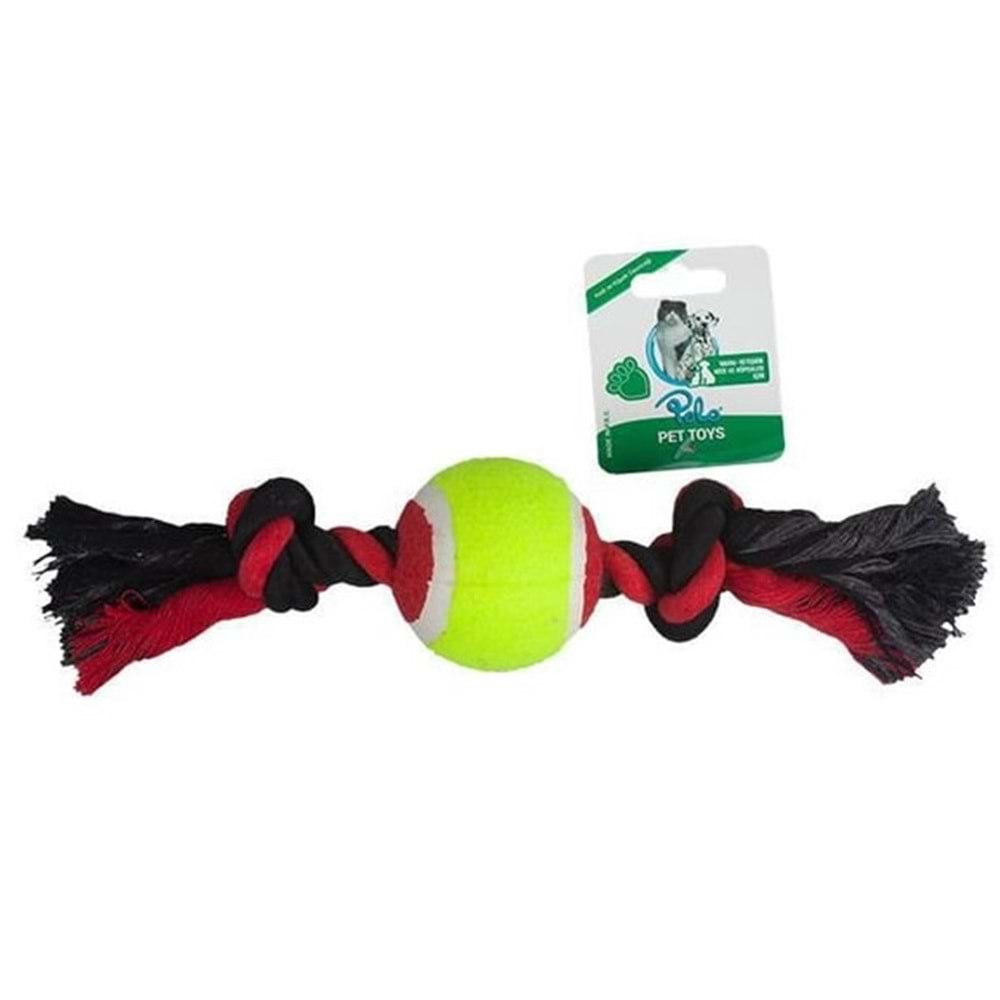 Polo Diş İpli Tenis Topu Köpek Oyuncağı 28 cm