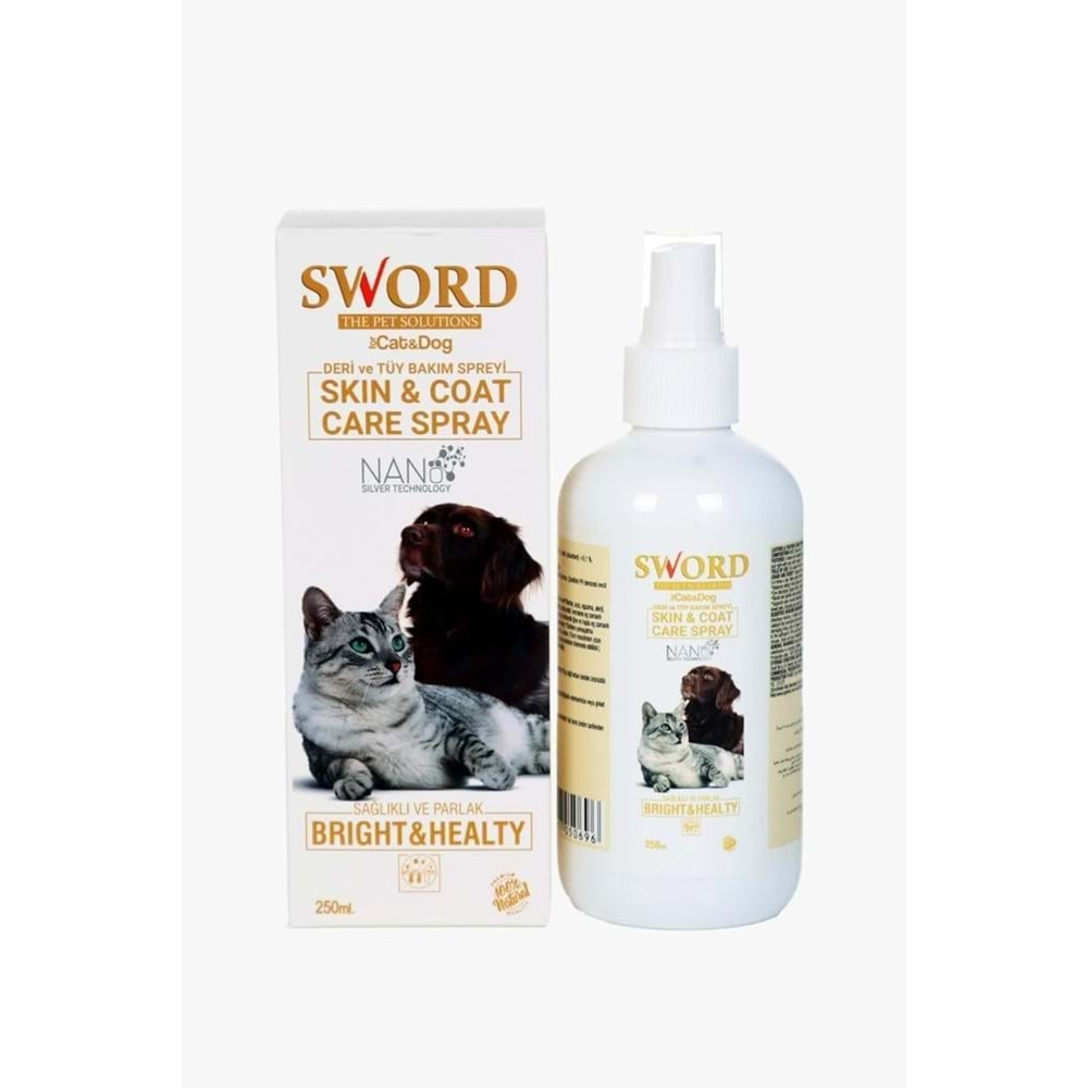 Sword Kedi Köpek Deri ve Tüy Bakım Spreyi 250 Ml