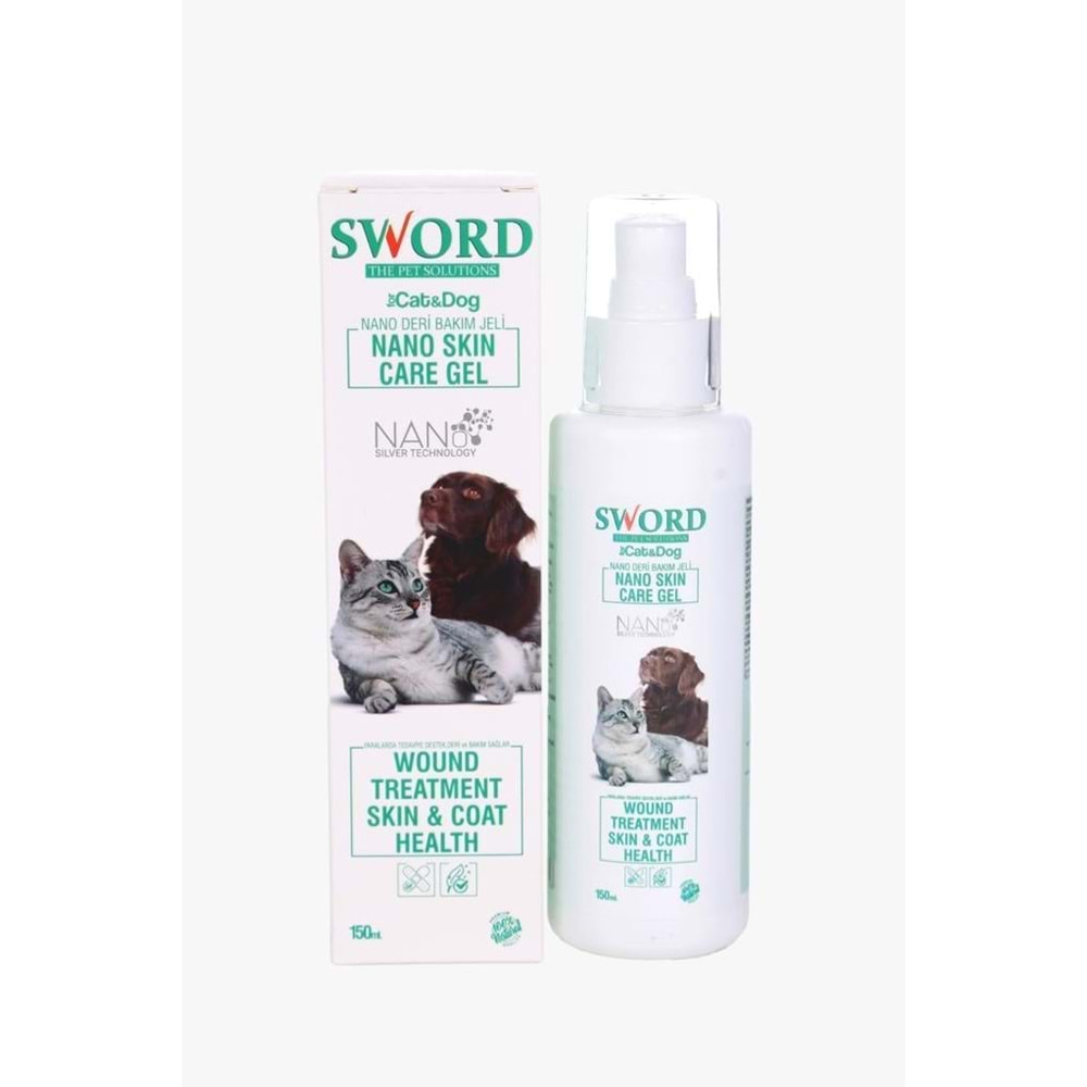 Sword Kedi Köpek Nano Skin Care Gel Deri Bakım Jeli 150 Ml