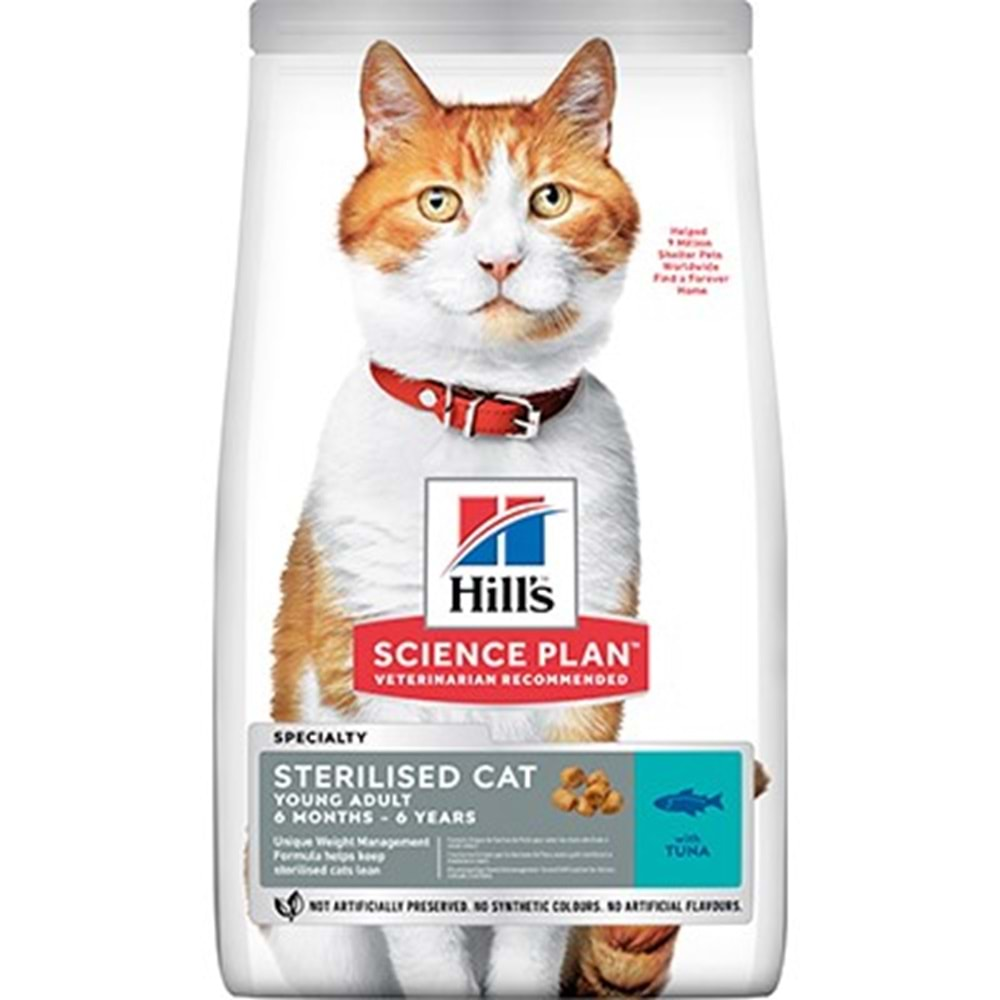 Hills Young Sterilised Ton Balıklı Kısırlaştırılmış Kedi Maması 1,5 Kg