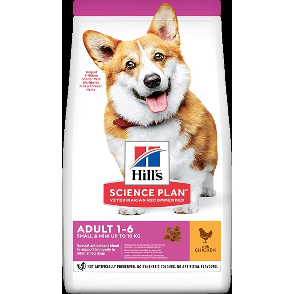 Hills Small Miniature Küçük Irk Tavuklu Köpek Maması 1,5 Kg