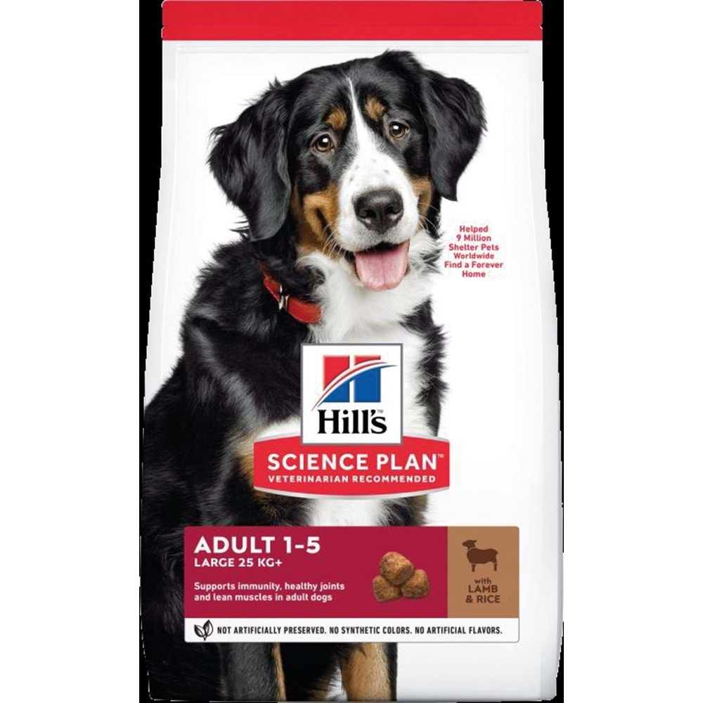 Hills Scıence Plan Kuzulu Büyük Irk Yetişkin Köpek Maması 12 kg+2kg