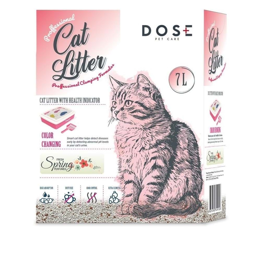 Dose Smart Cat Litter Erken Teşhis Kedi Kumu 7 Lt