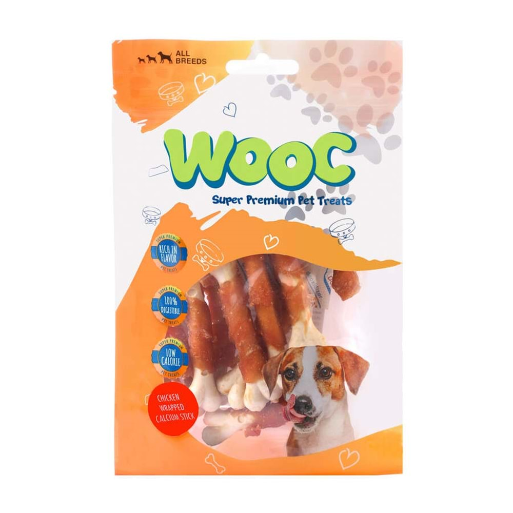 Wooc Chicken Calcium Bone Kemik Sargı Köpek Ödülü 80 Gr