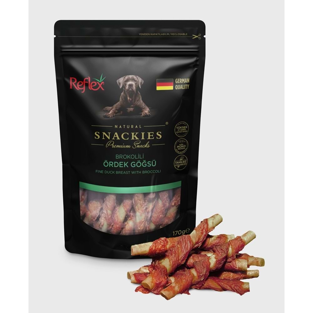 Reflex Snackies Brokoli Ördek Göğsü 170 Gr