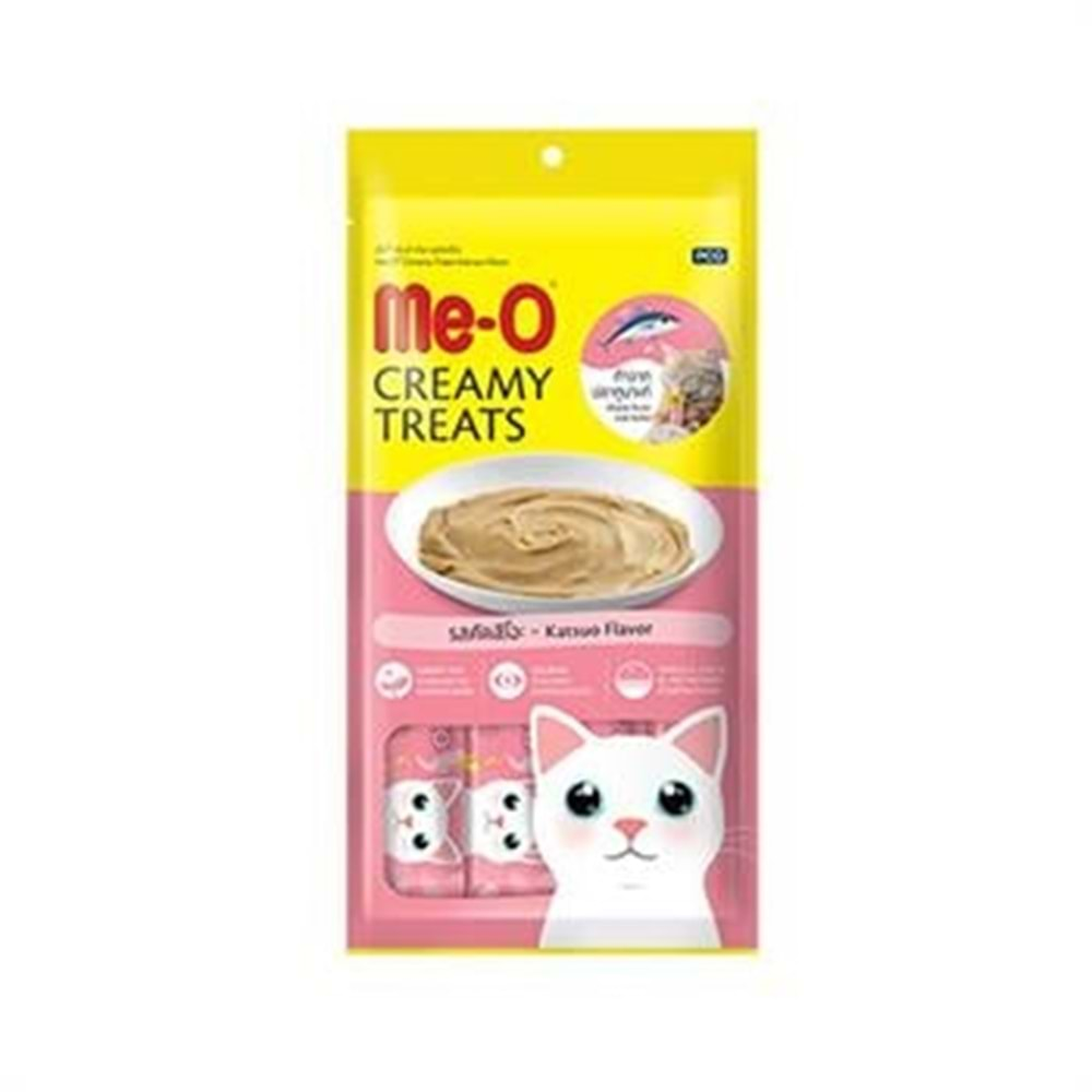 Me-O Creamy Treats Orkinos Balığı Tuna Ek Besin ve Kedi Ödülü 60 Gr ( 4 x 15 Gr )