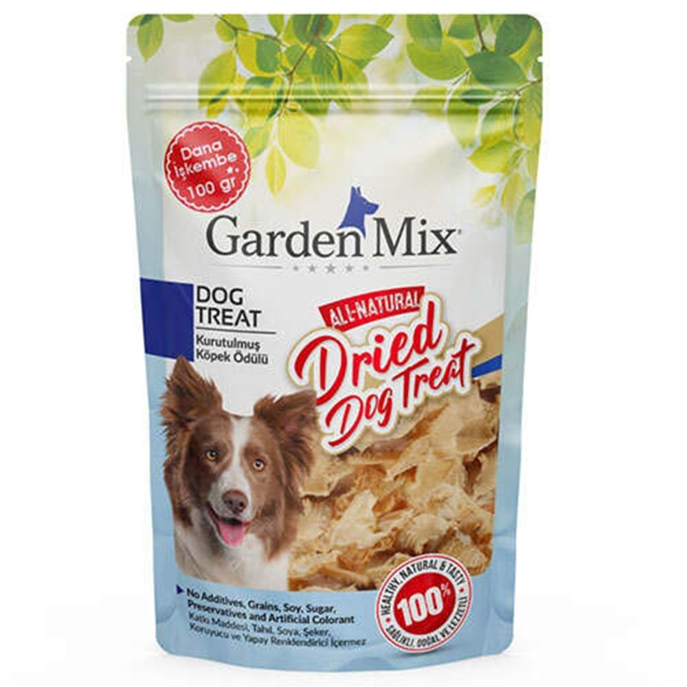 Garden Mix Kurutulmuş Dana İşkembe 100 Gr