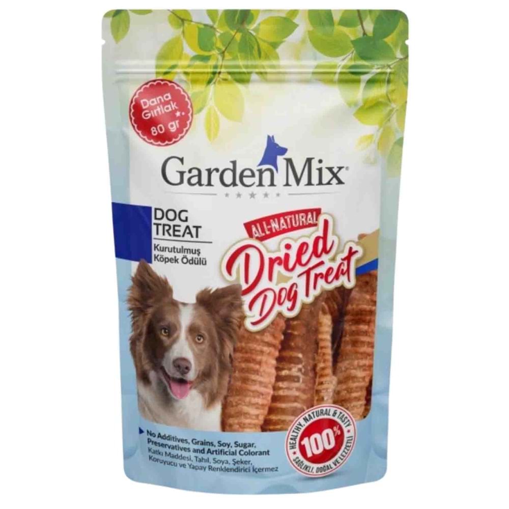 Garden Mix Kurutulmuş Dana Gırtlak 80 Gr
