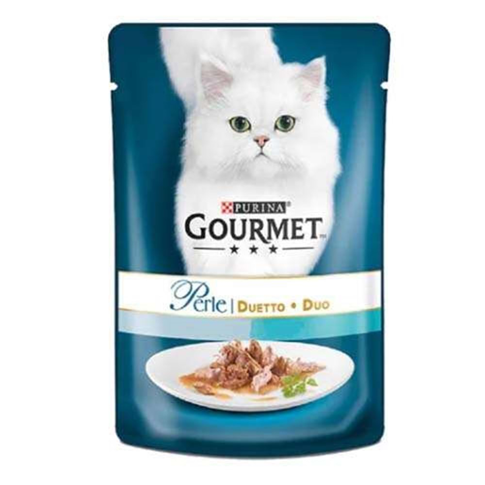 Gourmet Perle Izgara Ton Balıklı Yaş Kedi Maması 85 Gr