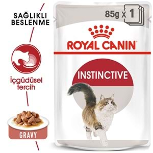 Royal Canin Pouch Gravy Instinctive Yaş Kedi Maması 85 Gr