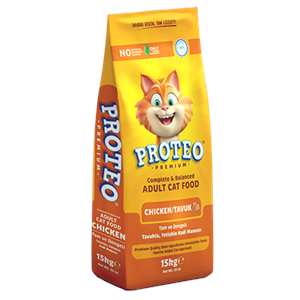 Proteo Yetişkin Kedi Maması Tavuklu 15 KG