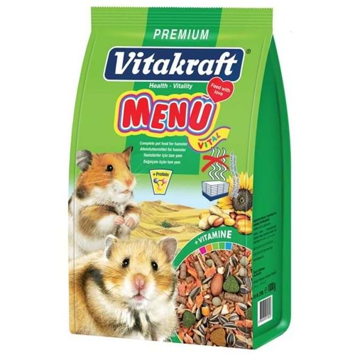 Vitakraft Menü Vital Premium Hamster Yemi 1000 Gr