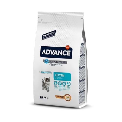 Advance Kitten Yavru Tavuk Etli Kedi Maması 1.5 Kg