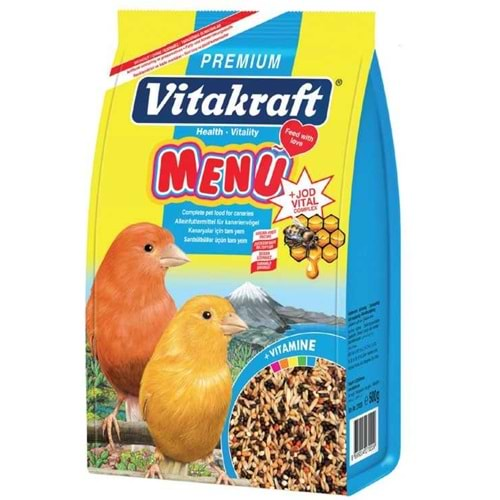 Vitakraft Menü Premium Kanarya Kuş Yemi 500 Gr