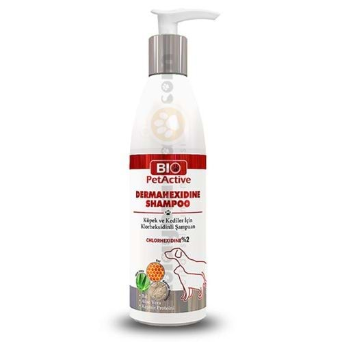 Bio Pet Active Dermahexidine Köpek ve Kedi Antiseptik Şampuan 250 ML