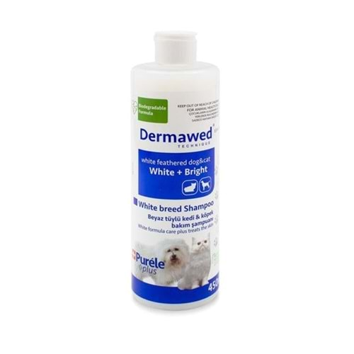 Purele Dermawed Beyaz Kedi ve Köpek Şampuanı 450 ml