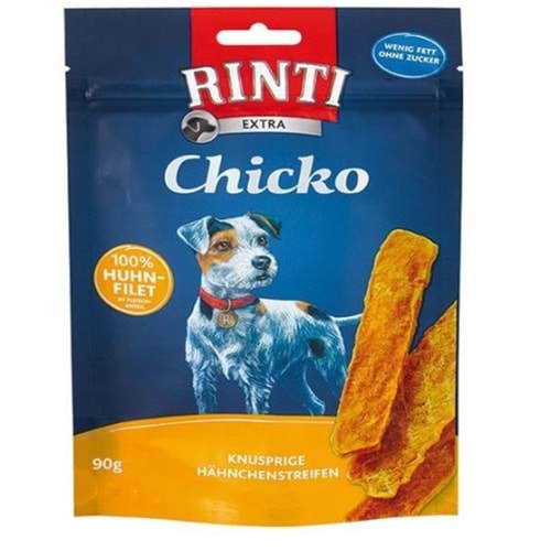 Rinti Chicko Huhn-Filet Tavuklu Köpek Ödül Şeritleri 90 Gr