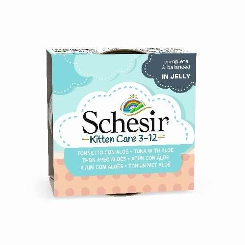 Schesir 03064100 Kitten Ton Balıklı Aloe Yavru Kedi Konservesi 85 Gr