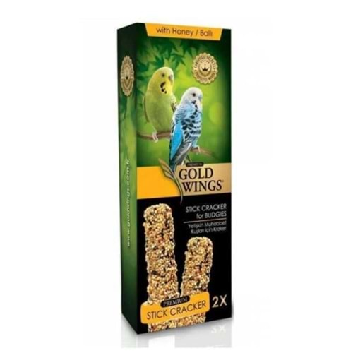 Gold Wings Premium Ballı Yetişkin Muhabbet Kuşu Krakeri (2'li)