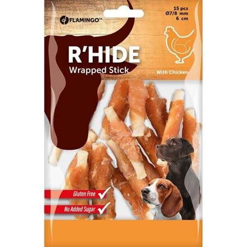 Flamingo Chicken Wrapped Sticks Tavuk Etli Glutensiz Köpek Ödül Çubukları 65 Gr