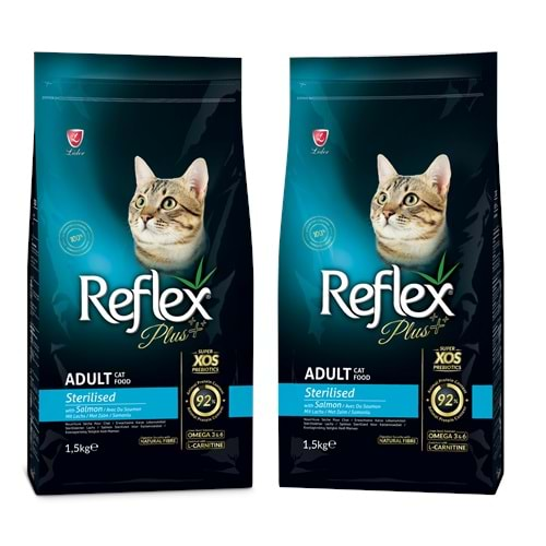 Reflex Plus Sterilised Somonlu Kısırlaştırılmış Kedi Maması 1,5 Kg