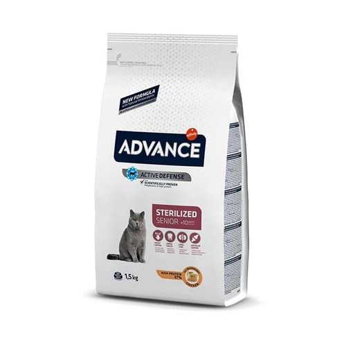 Advance +10 Sterilised Yaşlı Kısırlaştırılmış Kedi Maması 1,5 Kg