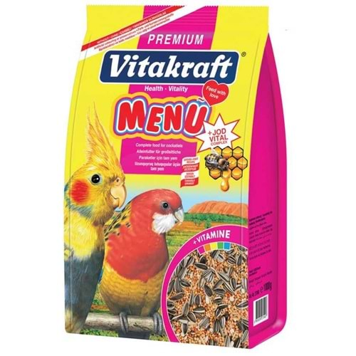 Vitakraft Menü Premium Paraket Yemi 1000 Gr