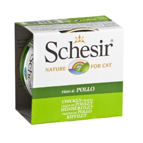 Schesir C160 Pollo Jelly Tavuk Fileto Kedi Konservesi 85 Gr