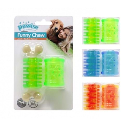 Pawise Funy Chew 2 in 1 Lastik Köpek Oyuncağı