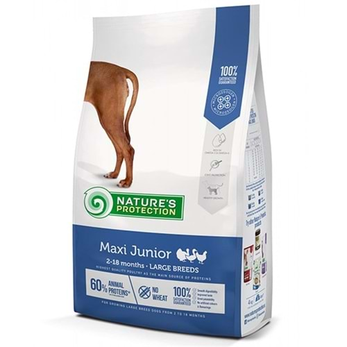 Natures Protection Maxi Junior Büyük Irk Yavru Köpek Maması 12 Kg