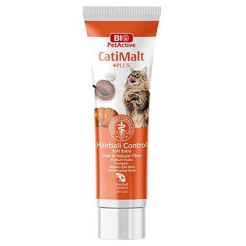 Bio Pet Active Malt Paste Kediler için Tüy Yumağı Önleyici Macun 25 ML