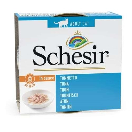 Schesir C3000 Ton Balıklı Naturel Salsa Soslu Tahılsız Kedi Konservesi 70 Gr