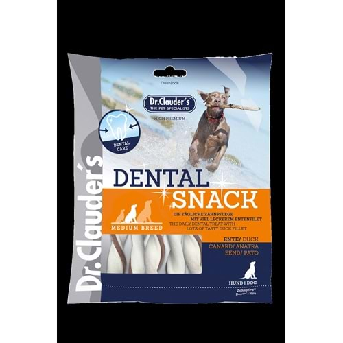 Dr. Clauders Dental Snack Ördekli Diş Sağlığı Köpek Ödülü 170 Gr