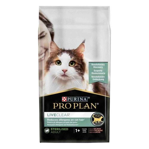 Pro Plan Live Clear Sterilised Somonlu Kısırlaştırılmış Kedi Maması 1,4 Kg