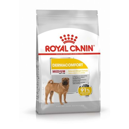 Royal Canin Medium Dermacomfort Deri Sağlığı Köpek Maması 12 Kg